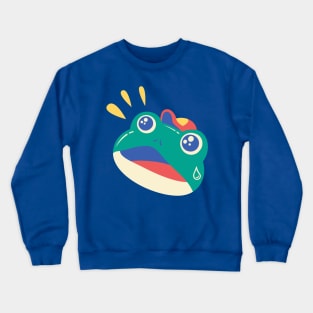 Slipping Toad Head Crewneck Sweatshirt